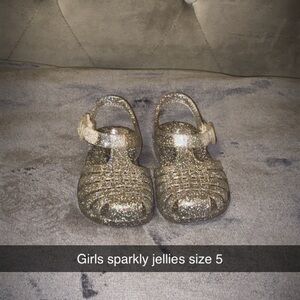 Sparkly Girl Jelly Shoes for Kids